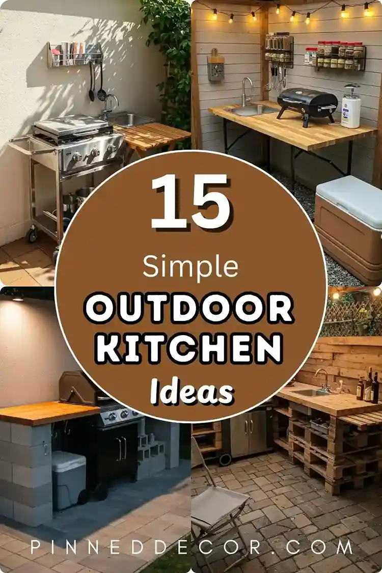 simple outdoor kitchen ideas
