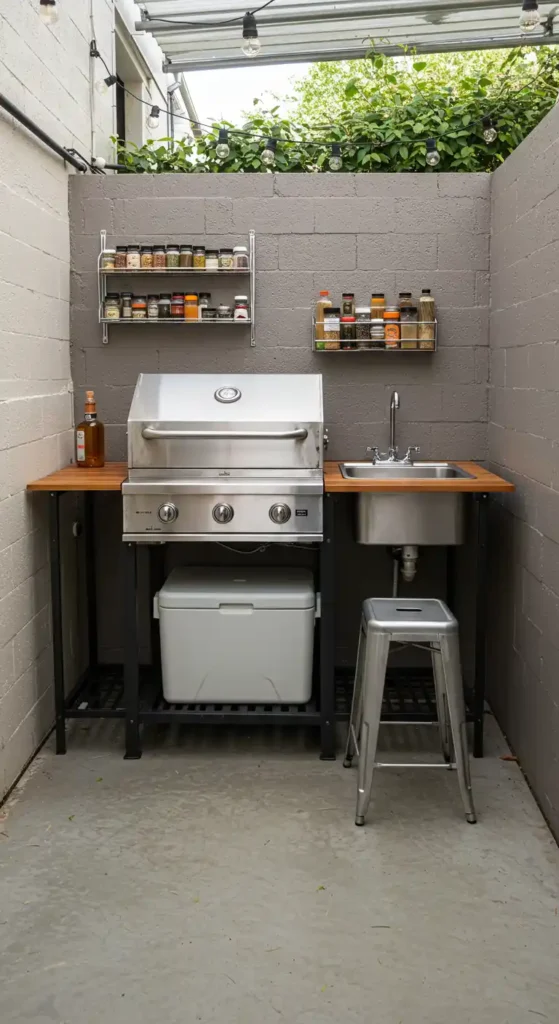 Compact Grill Station