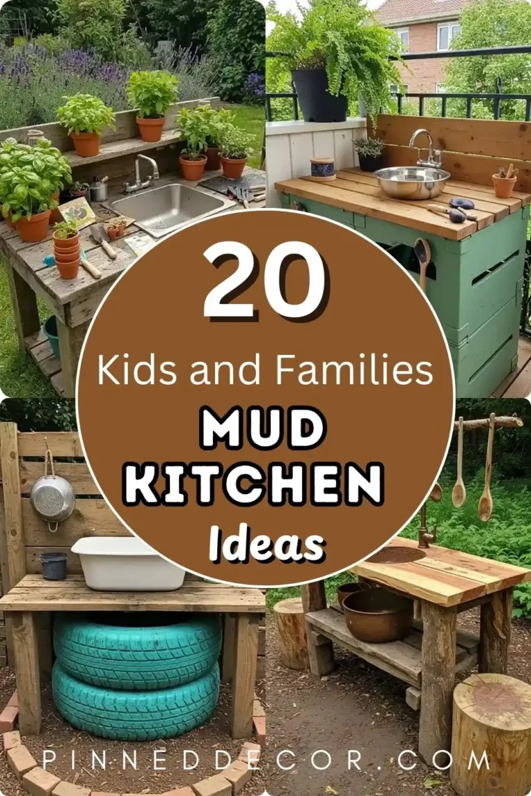 20 Fun and Functional Mud Kitchen Ideas for Kids and Families