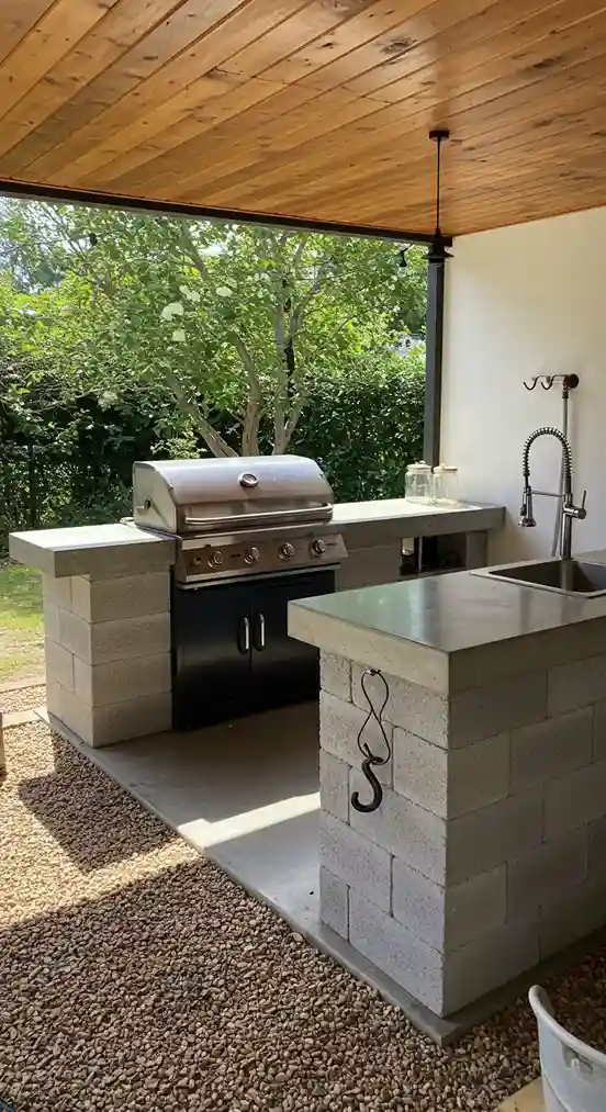 Concrete Block Prep Zone