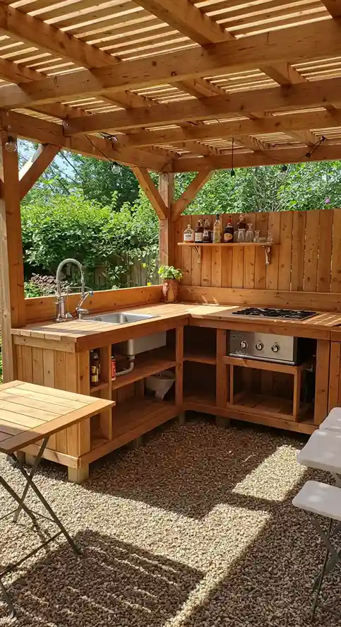 Wooden Pergola Prep