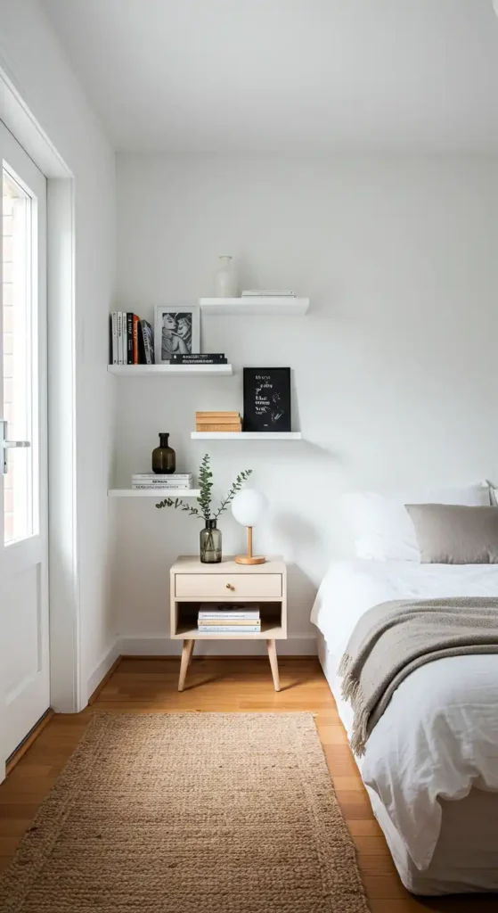 Wall-Mounted Floating Shelves