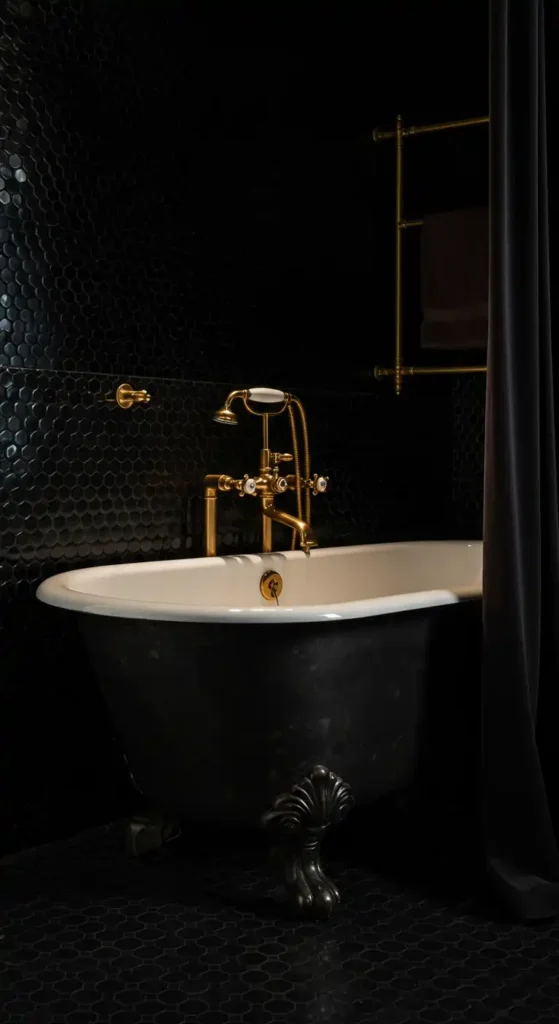 Clawfoot Tub in Charcoal