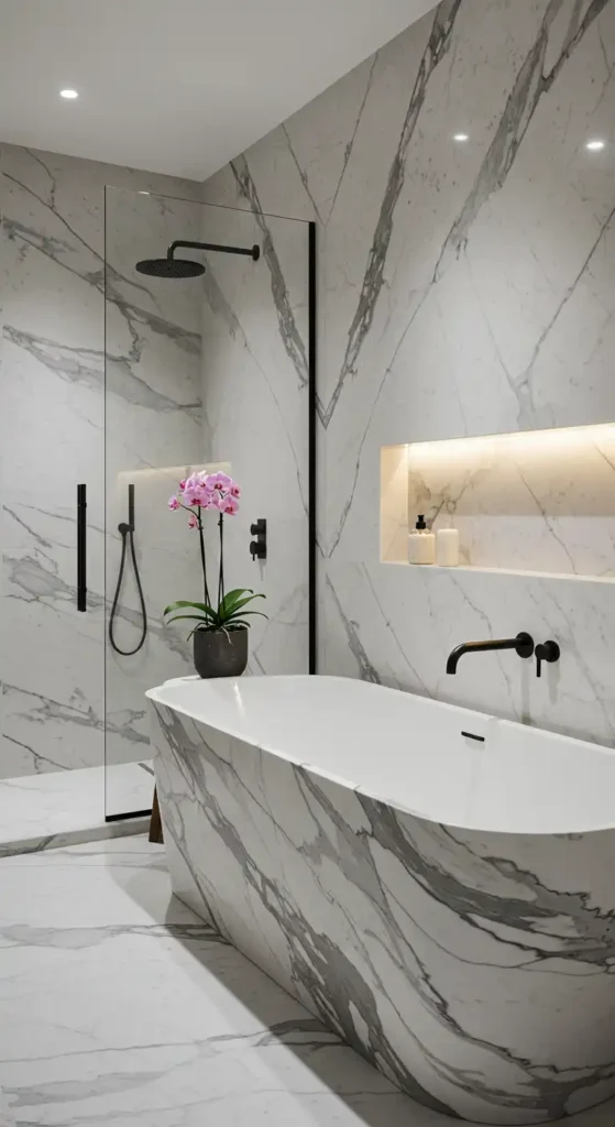 Freestanding Marble Bathtub