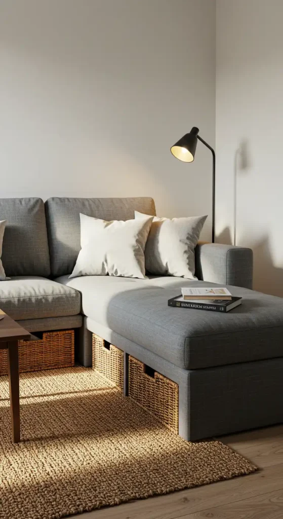 Under-Sofa Storage Baskets