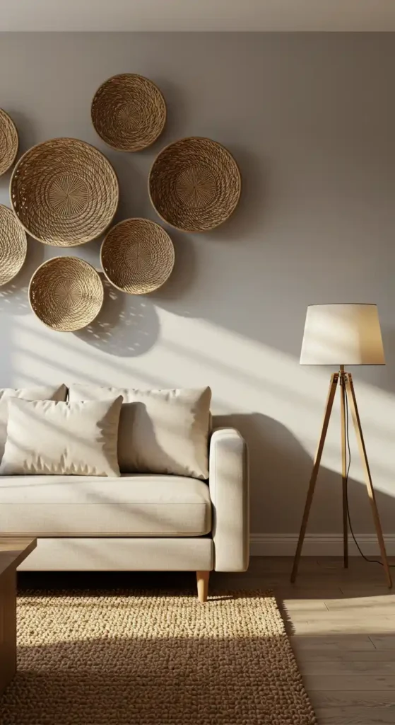 Woven Seagrass Wall Baskets