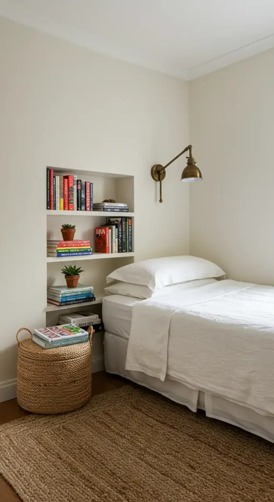 Built-In Corner Shelves