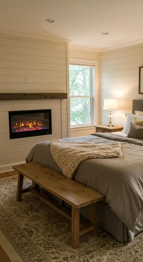 Cozy Fireplace Feature