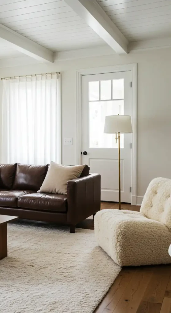 Plush Shearling Accent Chair