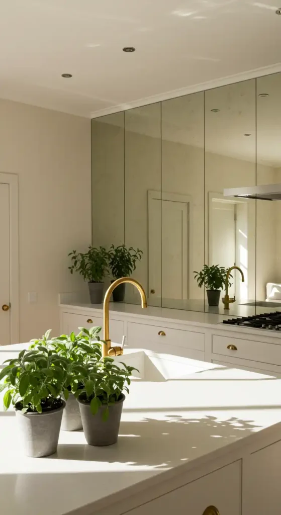 Mirrored Backsplash Panels