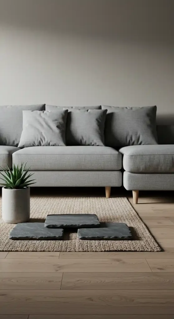 Natural Stone Coasters Set