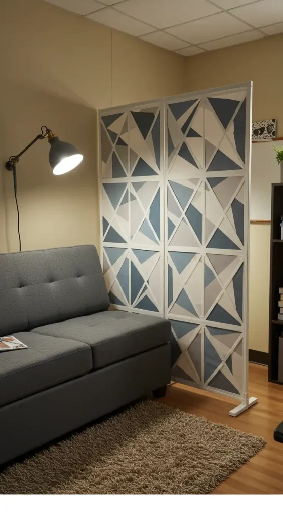 Portable Patterned Privacy Screen