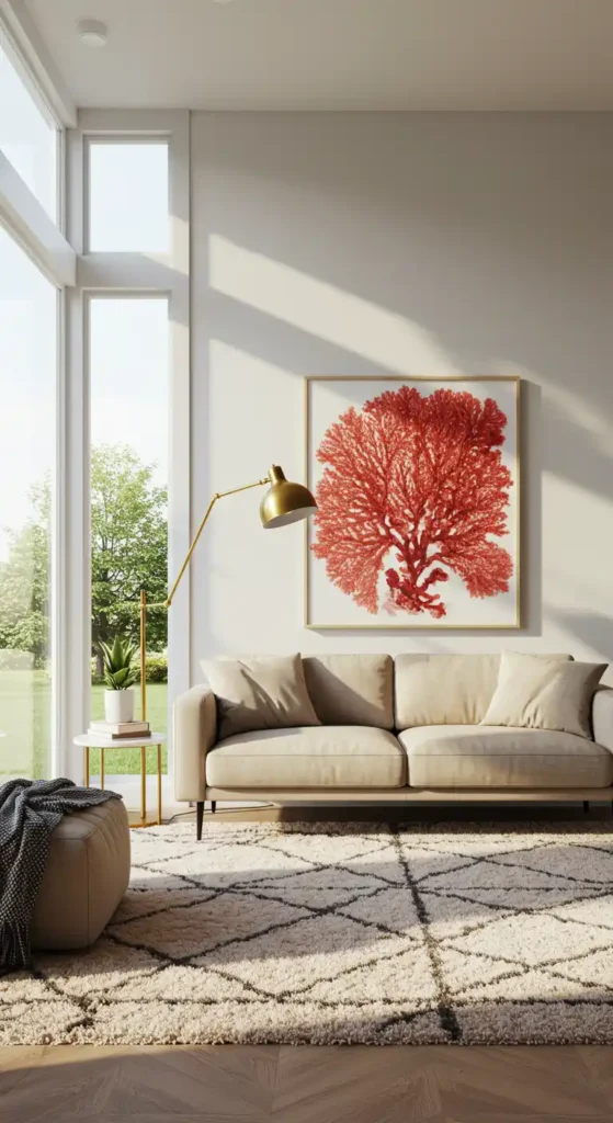 Coral-Inspired Wall Art