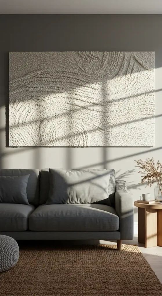 Ivory Textured Wall Art