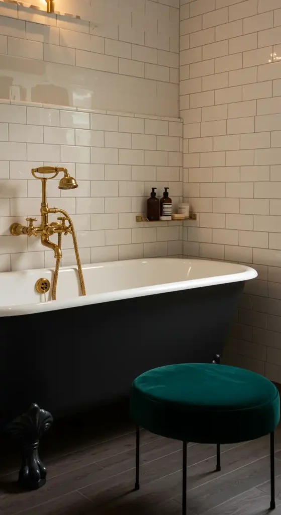 Matte Black Clawfoot Tub