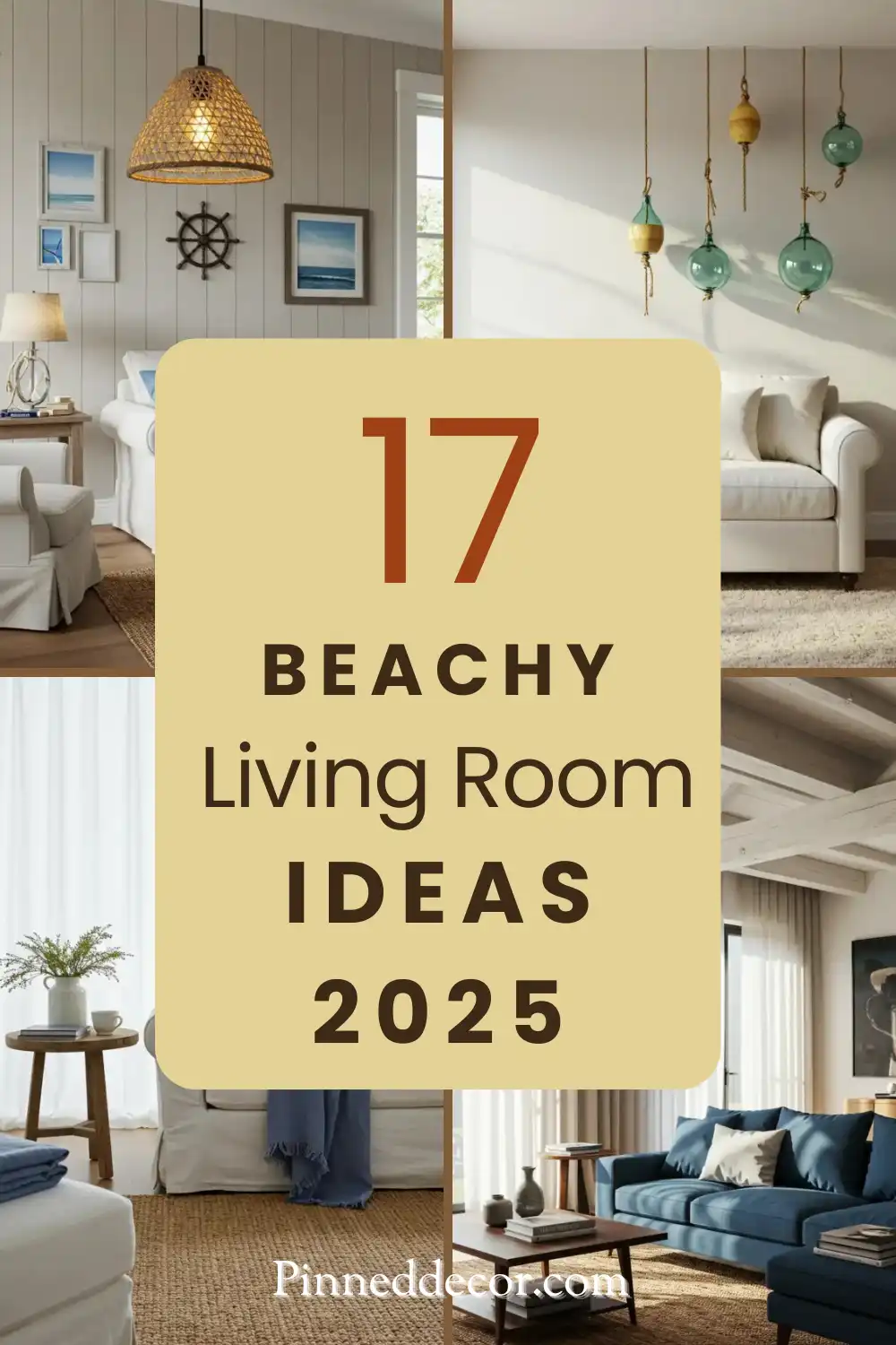17 Beachy Living Room Ideas