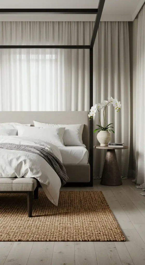 Minimalist Canopy Bed
