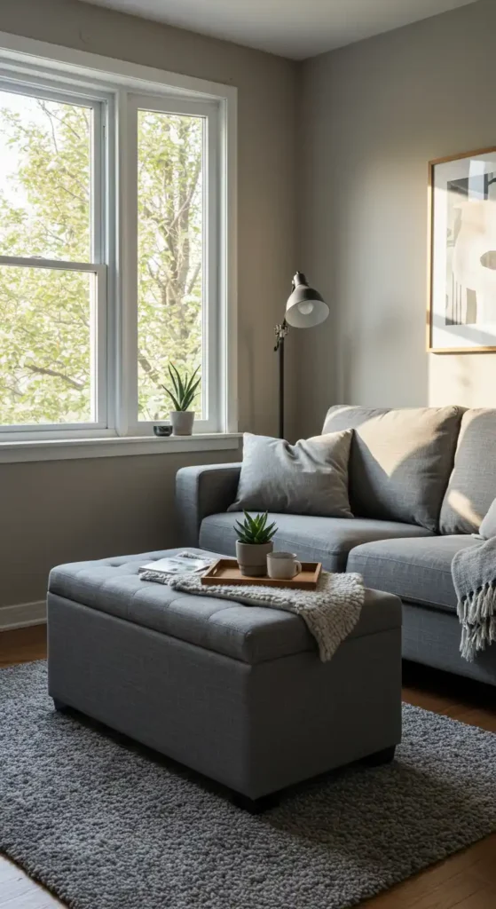 Multifunctional Ottoman with Storage