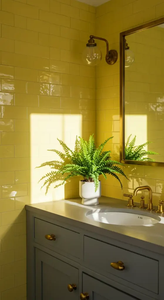 Lemon Yellow Subway Tiles