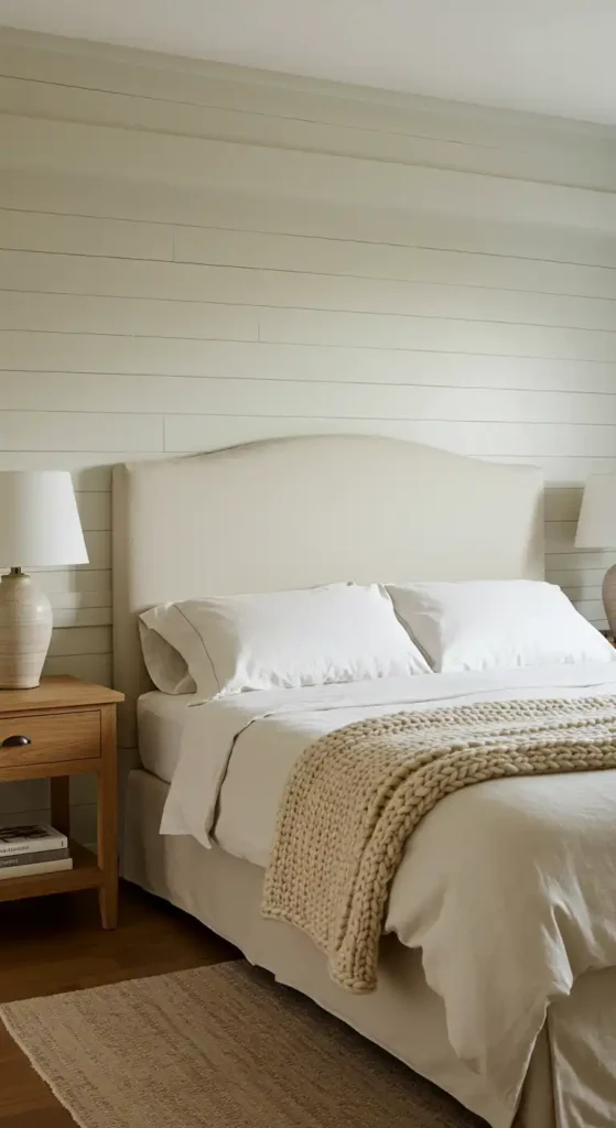 Shiplap Headboard Wall
