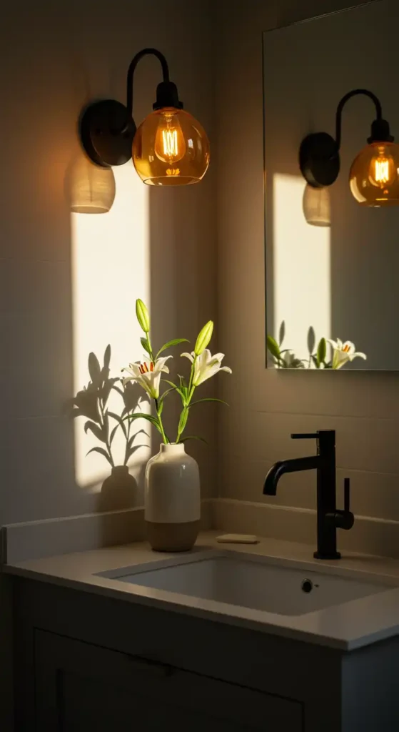 Amber Yellow Wall Sconces