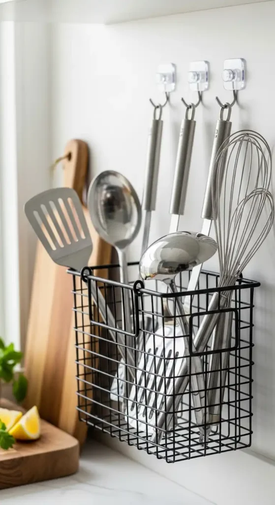 Wire Basket for Utensils