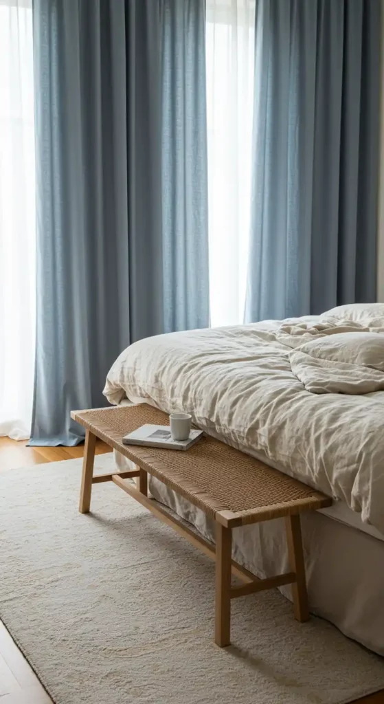 Dusty Blue Curtain Panels