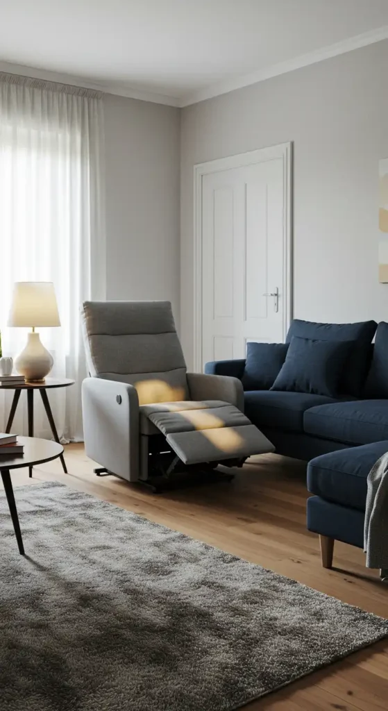 Recliner with Built-In Storage