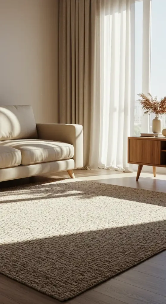 Woven Neutral Area Rug