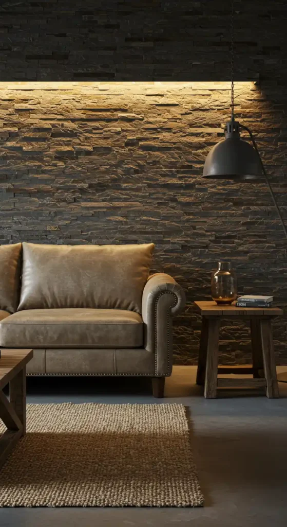 Stone Accent Wall Feature