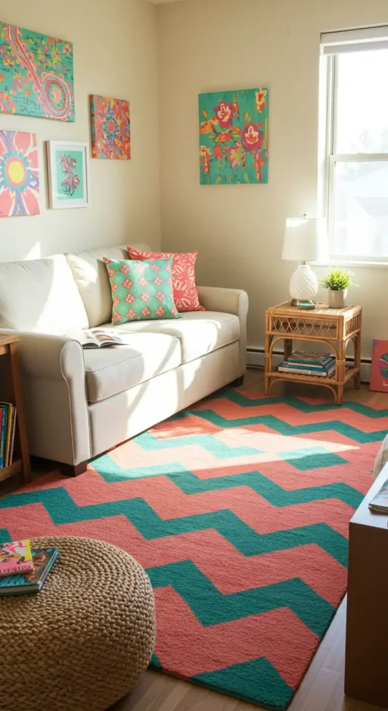 Bold Chevron Area Rug
