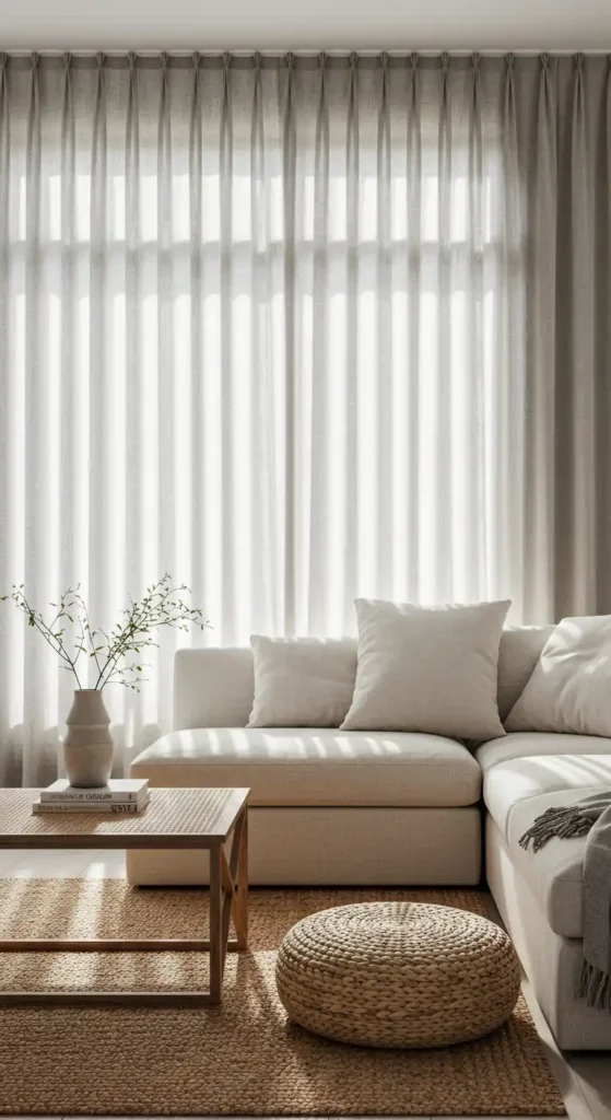 Soft Gray Linen Curtains