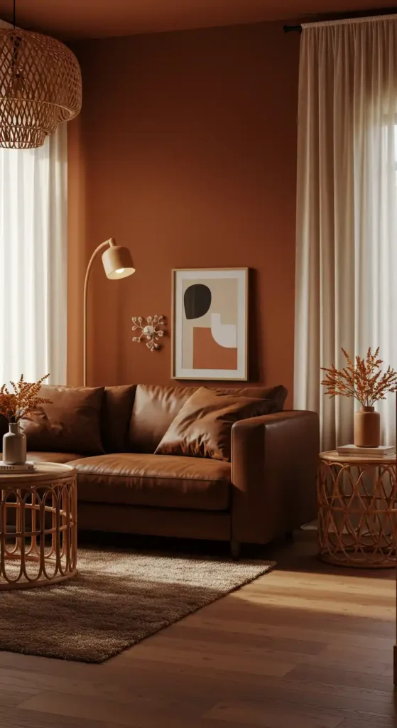 Warm Terracotta Wall Paint