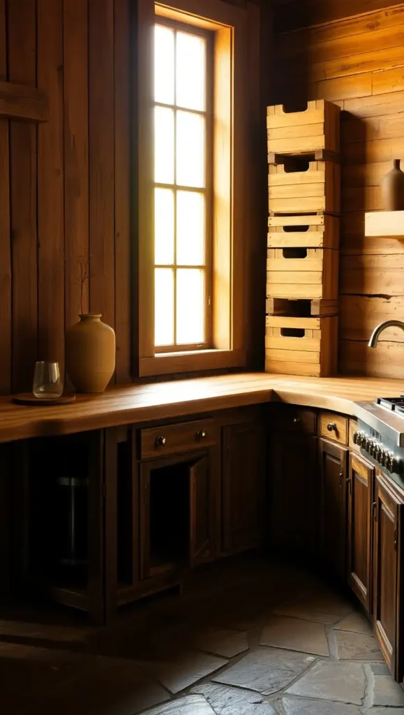 Stackable Wooden Crate Storage