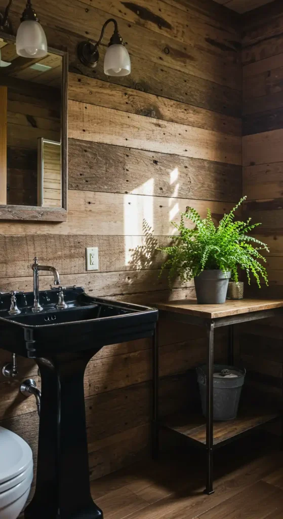 Weathered Wood Accent Wall