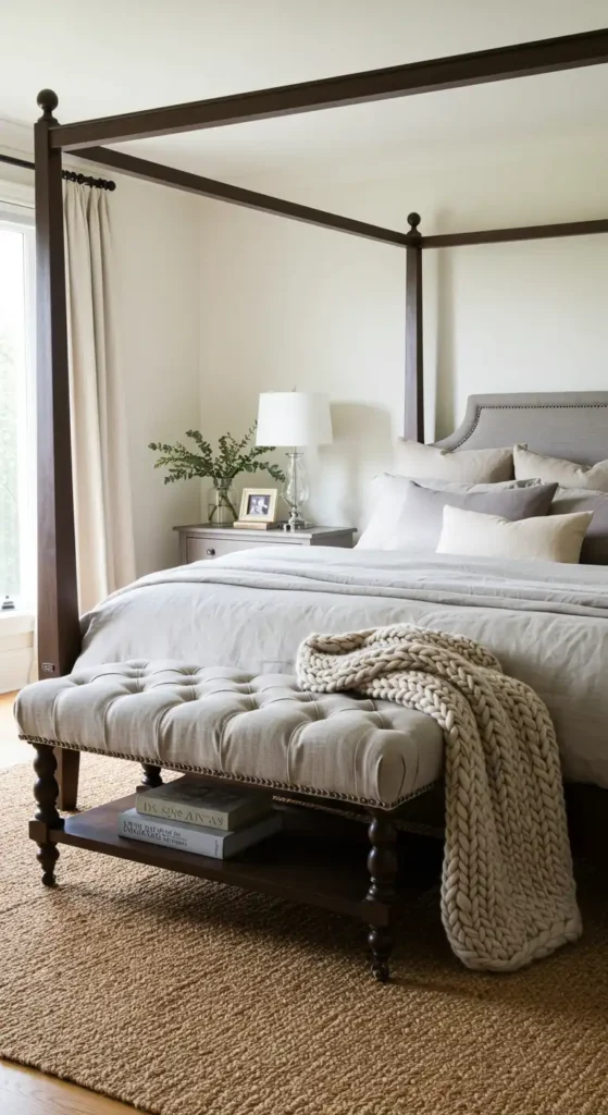 Tufted Ottoman Bench