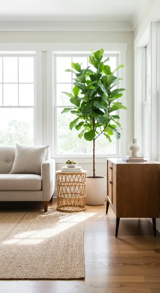 Potted Indoor Tree Corner