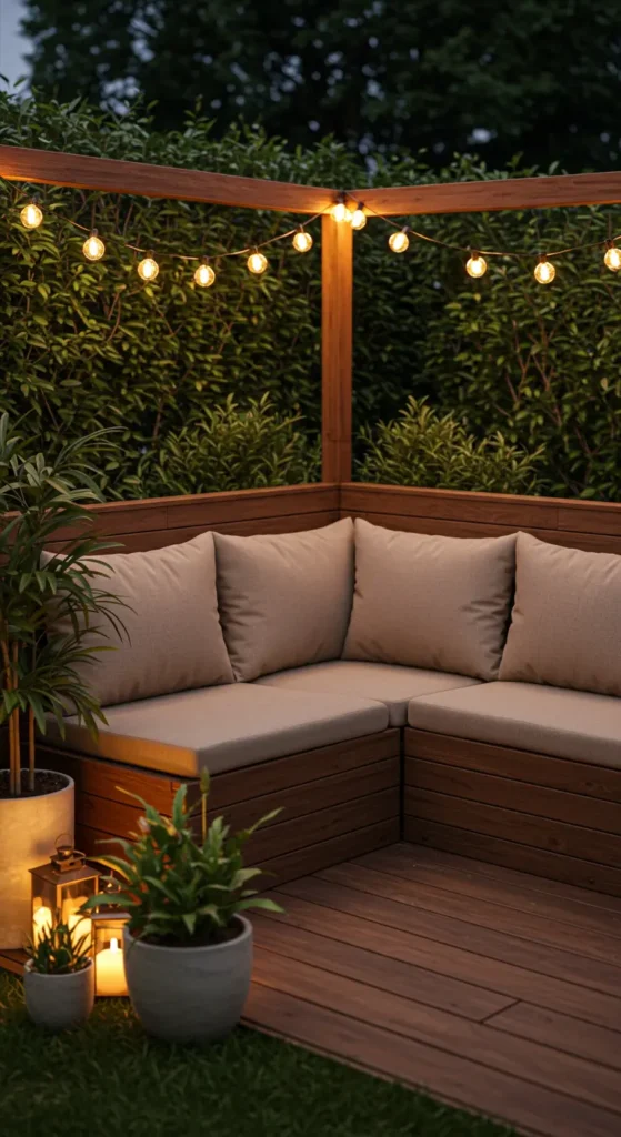 1. Corner Lounge for Cozy Conversations