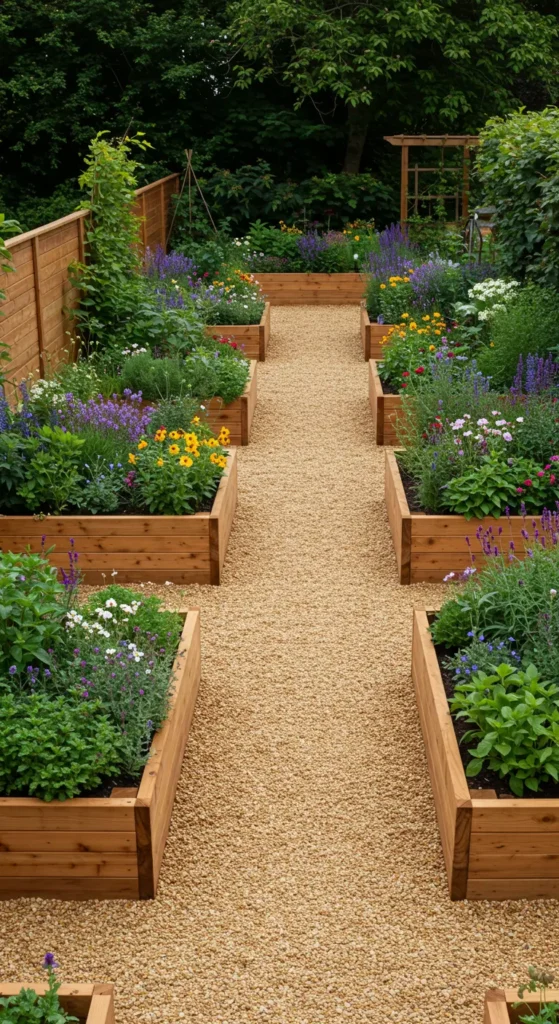 12. Narrow Raised Garden Beds