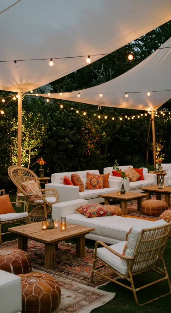 12. Outdoor Lounge with Mixed Seating
