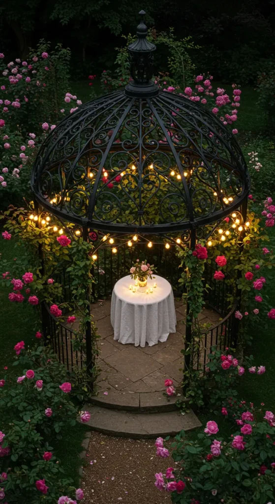 14. Vintage Iron Gazebo