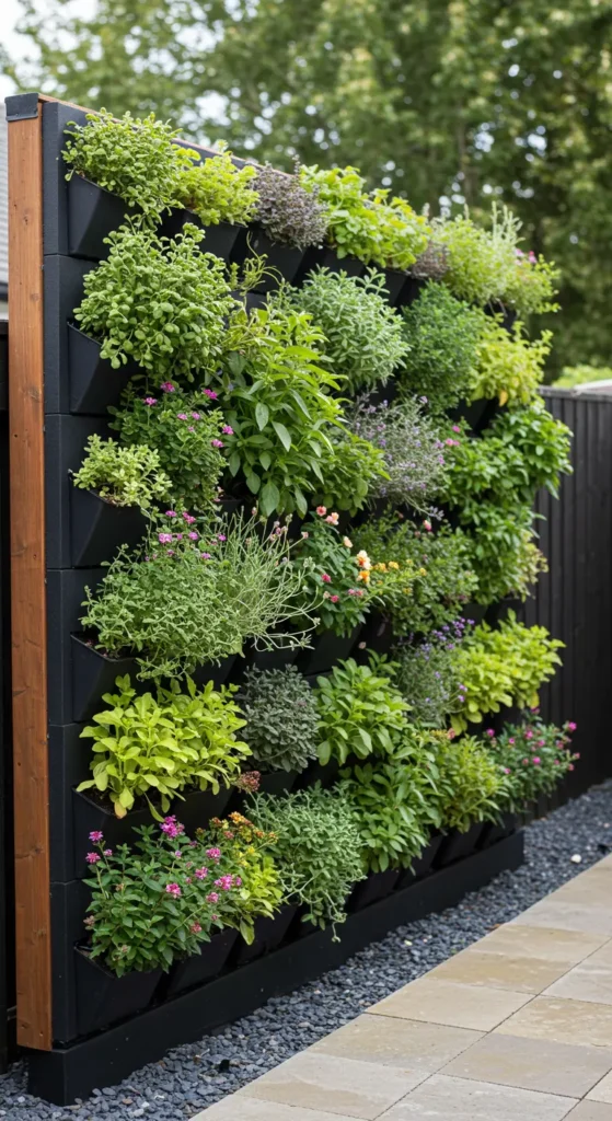 15. Vertical Garden Wall for Lush Greenery