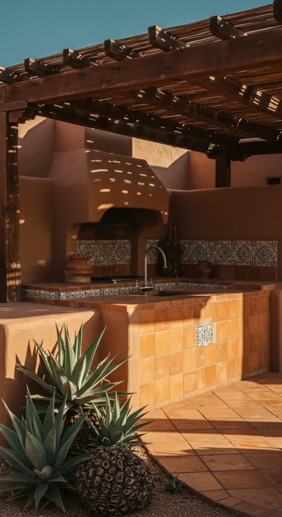17. Southwestern-Style Outdoor Kitchen
