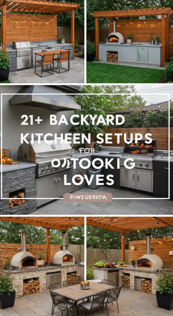 21+ Backyard Kitchen Setups for Outdoor Cooking Lovers