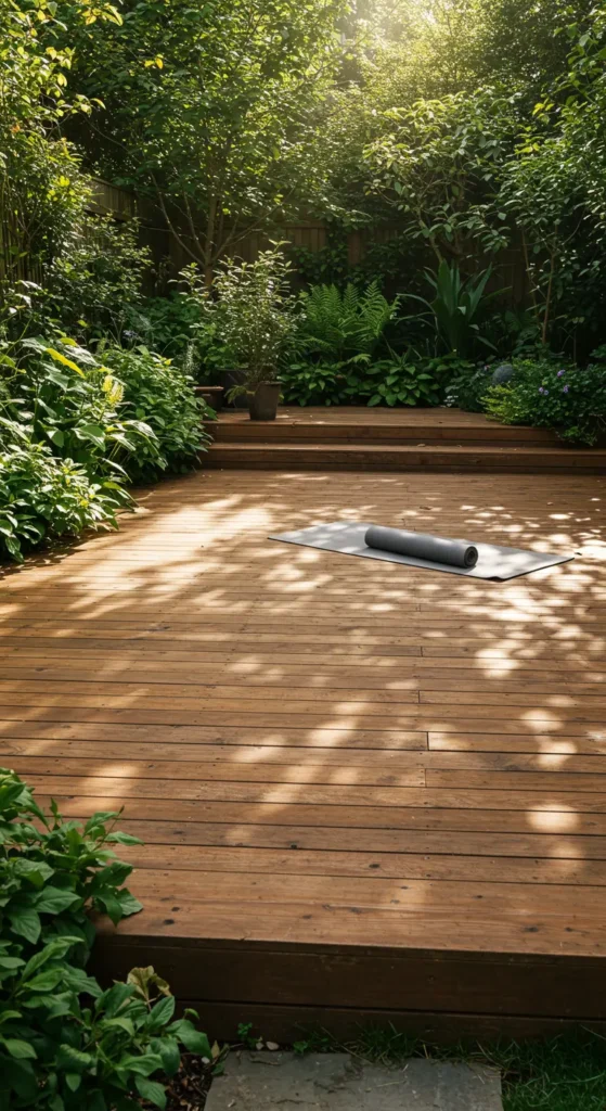 21. Backyard Yoga & Wellness Deck