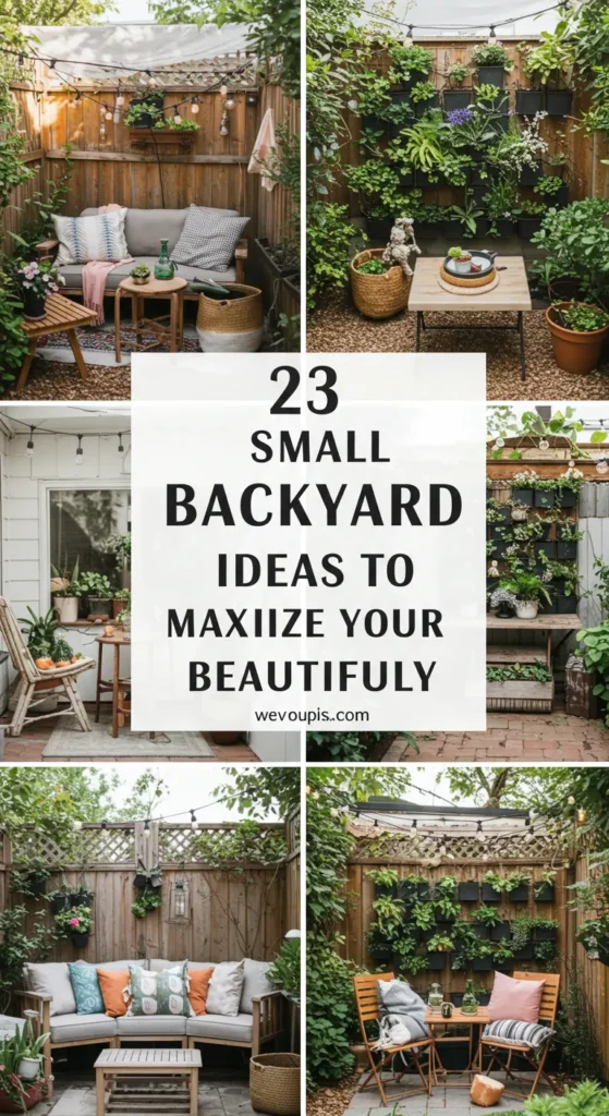 23 Small Backyard Ideas to Maximize Your Space Beautifully