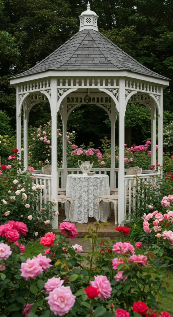 4. Octagonal Victorian Gazebo