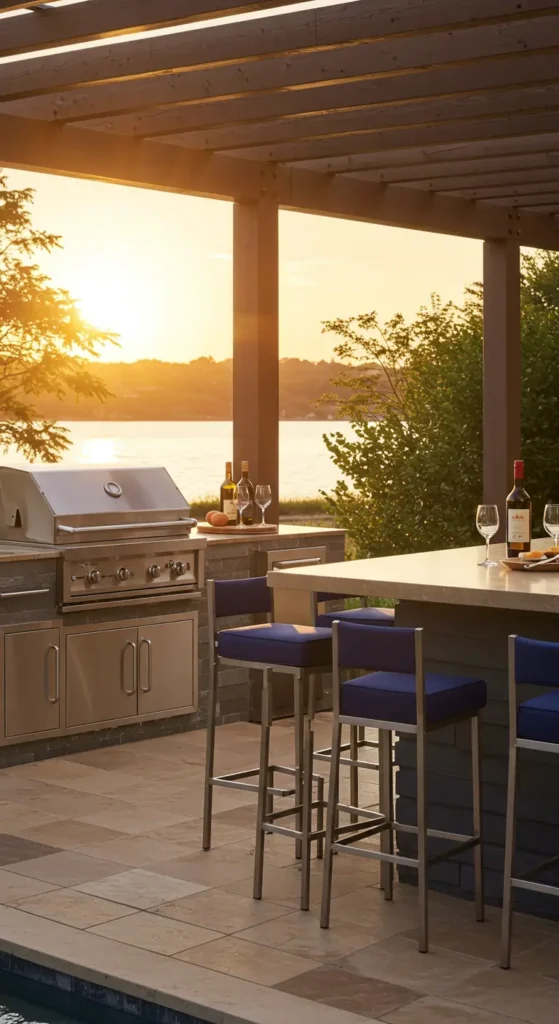 4. Poolside Barbecue & Bar Combo