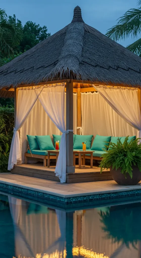 5. Poolside Pavilion Gazebo