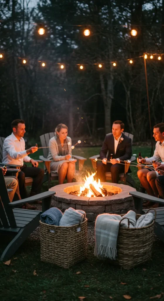 Cozy Fire Pit Lounge